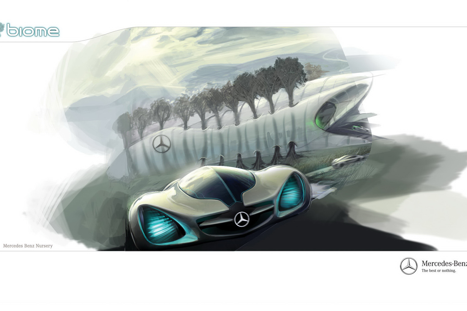 Mercedes Benz Biome Wallpaper